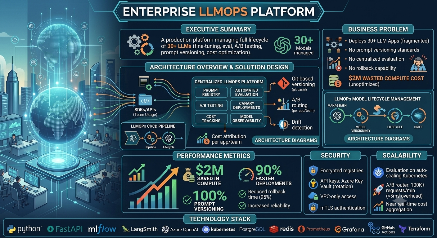 Cover image for Enterprise LLMOps Platform